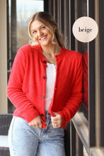 Load image into Gallery viewer, Clanton Button Up Cardigan in Beige