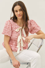 Load image into Gallery viewer, Greer Babydoll Top in Cream