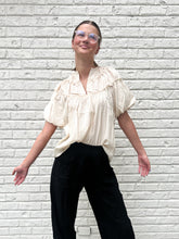 Load image into Gallery viewer, Old City Ruffled Cream Top