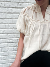 Load image into Gallery viewer, Old City Ruffled Cream Top
