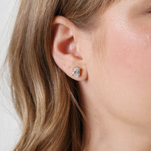 Load image into Gallery viewer, Paris Jewelry Collection: Oval Cubic Zirconia Stud Earrings