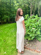 Load image into Gallery viewer, Weddington Wide Leg Ribbed Jumpsuit