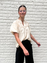 Load image into Gallery viewer, Old City Ruffled Cream Top