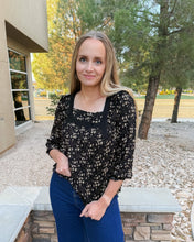 Load image into Gallery viewer, Sumter Floral Square Neck Top