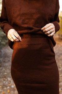 Caribou Knit Skirt