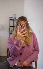 Load image into Gallery viewer, Button Up Cardigan in Lavender