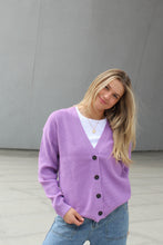 Load image into Gallery viewer, Button Up Cardigan in Lavender