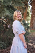 Load image into Gallery viewer, Lansing Gingham Midi Dress in Sage