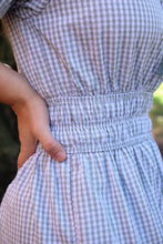 Load image into Gallery viewer, Lansing Gingham Midi Dress in Sage