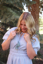 Load image into Gallery viewer, Lansing Gingham Midi Dress in Sage