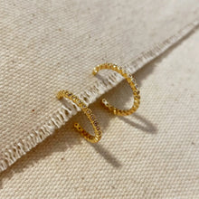 Load image into Gallery viewer, San Jose Hoops Collection: Bezel Cubic Zirconia Hoop