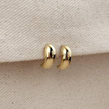 Load image into Gallery viewer, Paris Jewelry Collection: Polished Curved Stud Earrings
