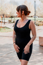 Load image into Gallery viewer, Malibu Romper in Ribbed Black