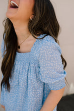 Load image into Gallery viewer, Cotswolds Floral Smocked Top in Two Colors