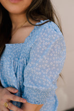 Load image into Gallery viewer, Cotswolds Floral Smocked Top in Two Colors