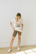 Load image into Gallery viewer, Pasadena Ribbed Biker Shorts in Mocha
