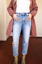 Load image into Gallery viewer, Aldine Light Wash Boyfriend Jeans