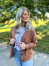 Load image into Gallery viewer, Hamilton Sweater Cardigan in Camel