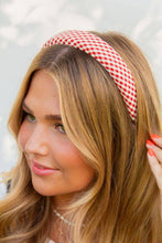 Load image into Gallery viewer, Arlington Gingham Headband in Two Colors