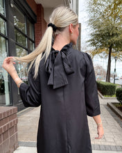 Load image into Gallery viewer, Avon Black Ruffle Dress