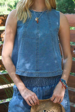 Load image into Gallery viewer, Chatman Sleeveless Denim Top