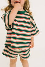 Load image into Gallery viewer, Kids Slouchy Set in Forest Stripe