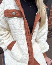 Load image into Gallery viewer, Bartow Cream Quilted Jacket