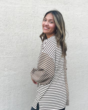 Load image into Gallery viewer, Carlsbad Neutral Striped Top