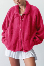 Load image into Gallery viewer, Montevideo Hot Pink Fleece Jacket