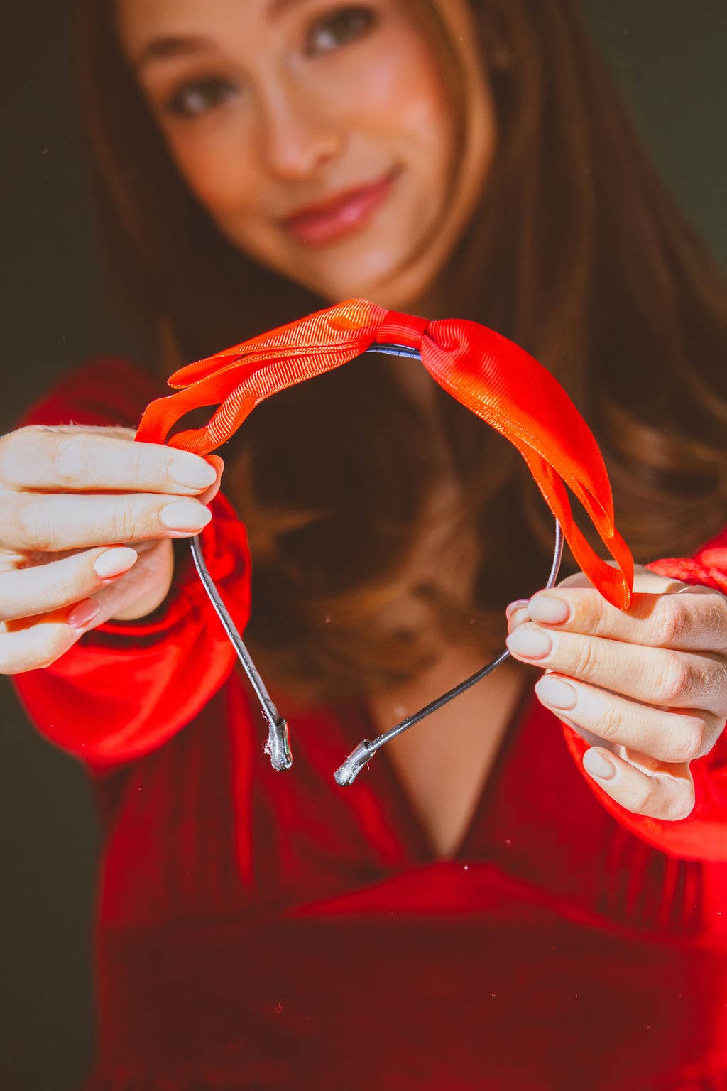 The Bow Collection: Red Bow Headband