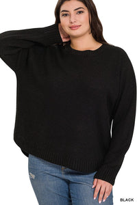 Phillipsburg Roundneck Sweater in Black