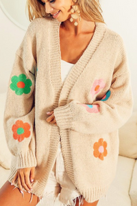 Maceio Floral Embroidered Cardigan