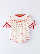 Load image into Gallery viewer, Ruffled Polka Dot Romper