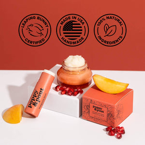 The Self Care Collection: Pomegranate Peach Lip Balm