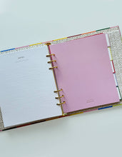 Load image into Gallery viewer, Durham Organization Collection: Undated Planner in Rainbow Check