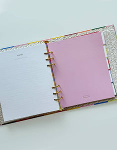 Durham Organization Collection: Undated Planner in Rainbow Check