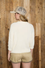 Load image into Gallery viewer, Montibello Drop Shoulder Sweater in Ivory