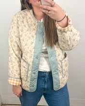 Load image into Gallery viewer, Aston Quilted Cream Reversible Jacket