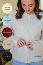 Load image into Gallery viewer, Highlands Button Down Cardigan in Oatmeal