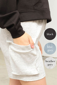 Opelika Lounge Shorts in Blue Grey