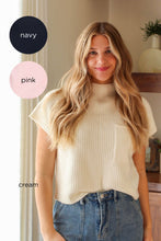 Load image into Gallery viewer, Florence Short Sleeve Sweater in Pink