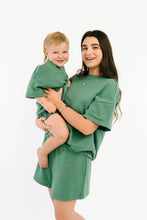 Load image into Gallery viewer, Kids Slouchy Set in Forest Green