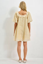 Load image into Gallery viewer, New Bern Mini Dress in Butter