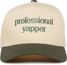Load image into Gallery viewer, Professional Yapper Hat in Olive+Beige