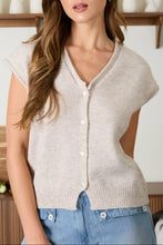 Load image into Gallery viewer, Villa Park Favorite Cardigan Top in Beige