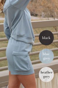 Opelika Lounge Shorts in Blue Grey