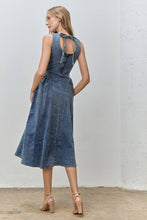 Load image into Gallery viewer, Houston Denim Side Bustle Dress