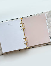 Load image into Gallery viewer, Durham Organization Collection: Undated Planner in Black and White Squiggles