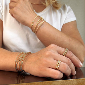 Paris Jewelry Collection: Mini Beaded Cuff Bracelet