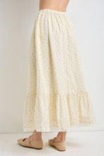 Load image into Gallery viewer, Cape Cod Floral Drawstring Skirt in Butter